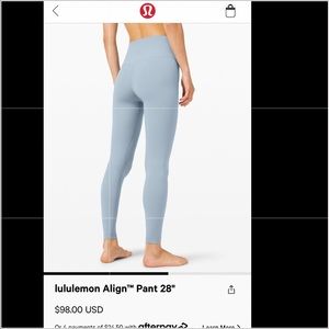 Lululemon Align 28’
